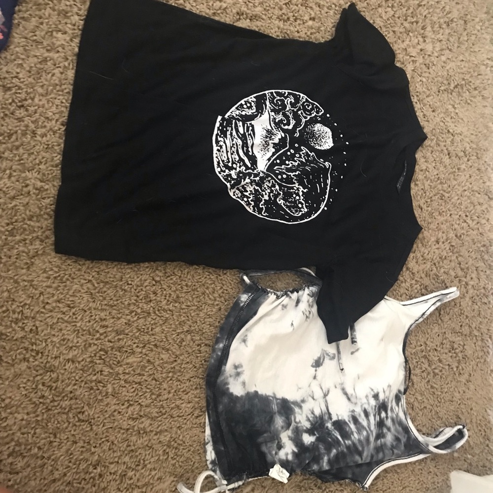 TWO pack cute shein tops